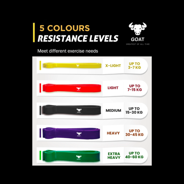 GOAT – Ultimate Resistance Bands Set: Colours