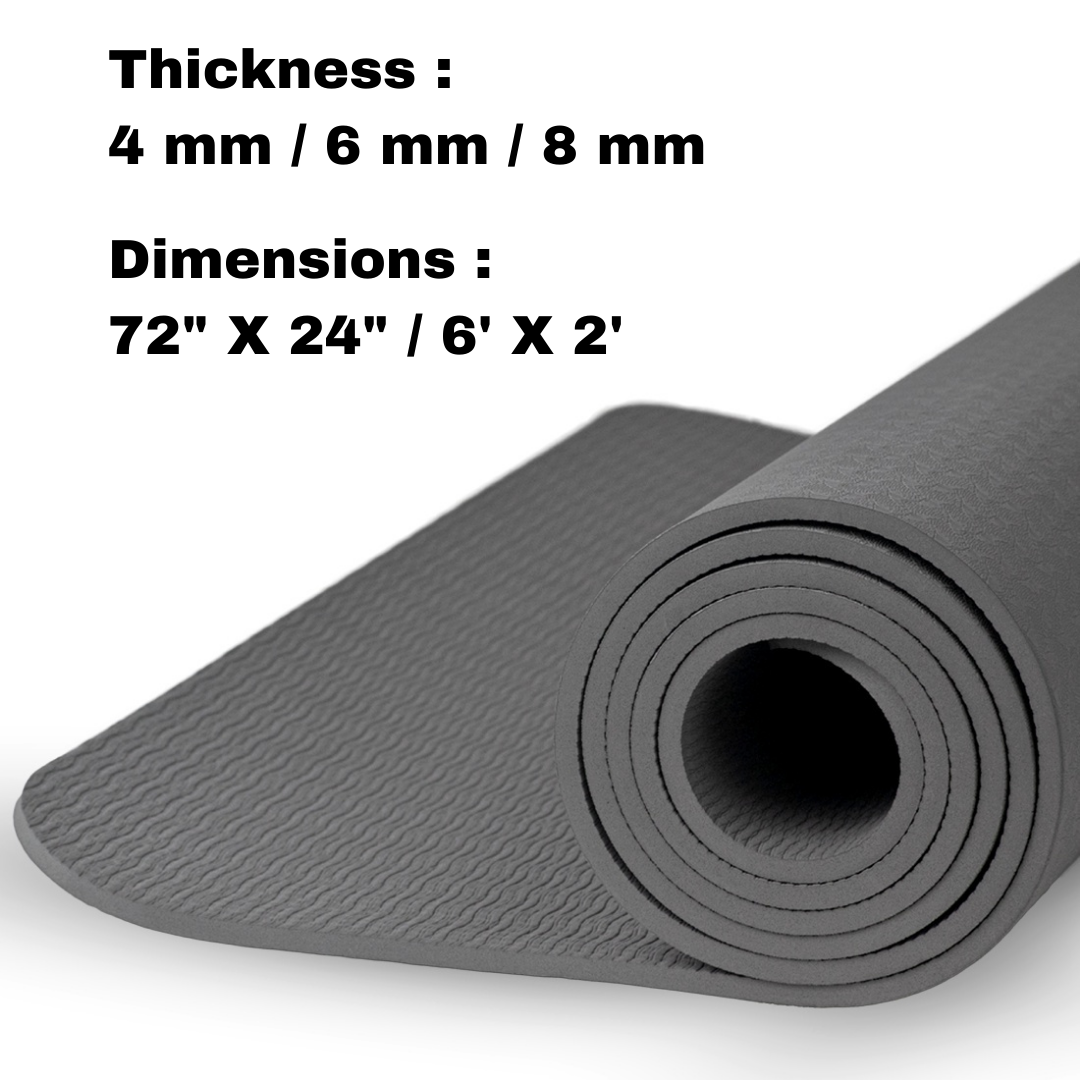 GOAT - ProFlex Eco-Friendly Yoga Mat: Thickness/Dimensions